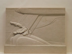 Elizabeth Wyn Wood. Passing Rain (1928, carved 1929), marble, National Gallery of Canada, Ottawa. Reproduced Courtesy of the Estate of Elizabeth Wyn Wood and Emanuel Hahn, sculptors.