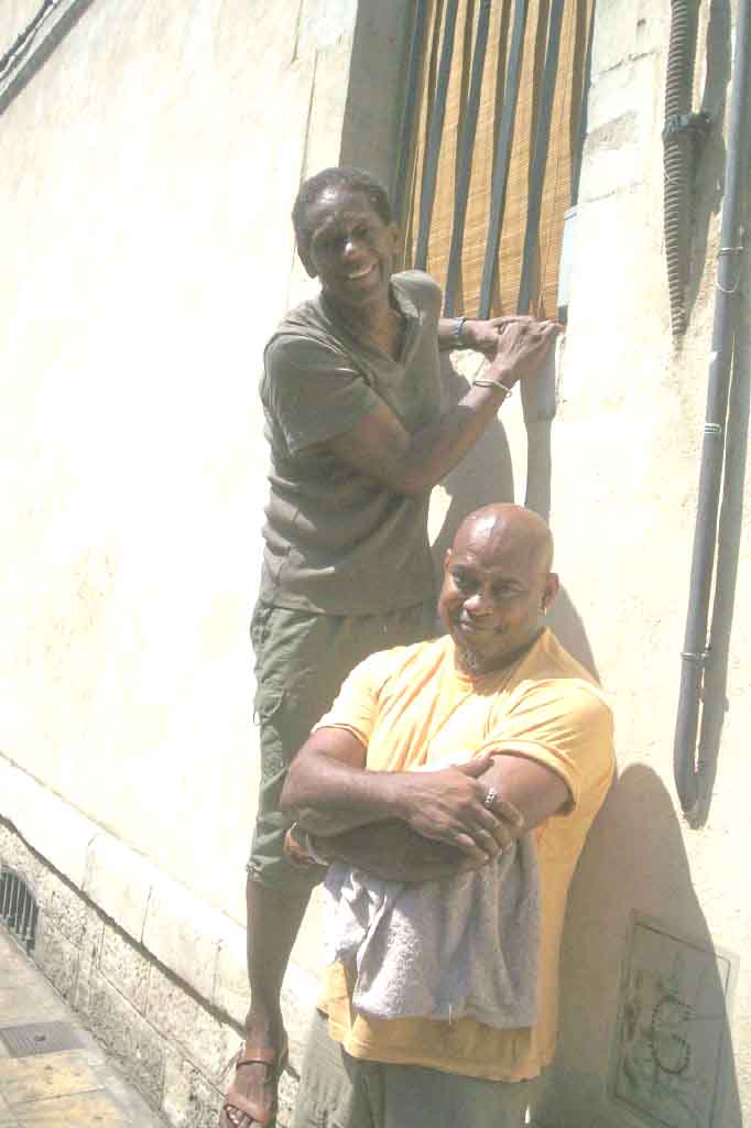 Gilbert Laumord et Ruddy Sylvaire