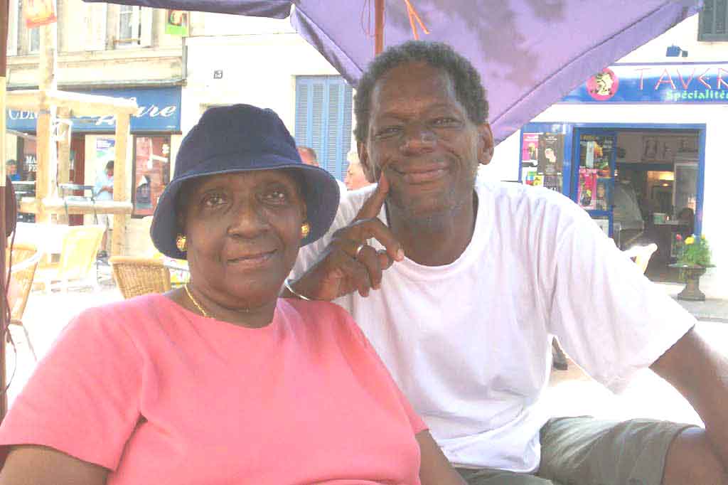 Maryse Condé et Gilbert Laumord