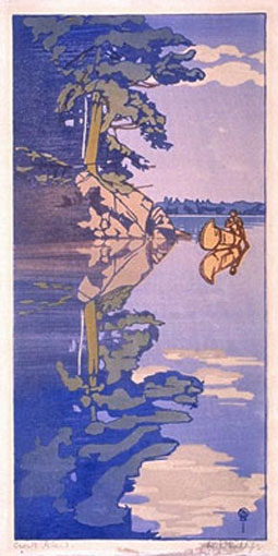 Walter J. Phillips, Crows Island, Lake of the Woods (1919), National Gallery of Canada, Ottawa